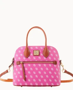 Dooney & Bourke The Gretta Collection|Ready For the Getaway<Gretta Domed Satchel Fuchsia