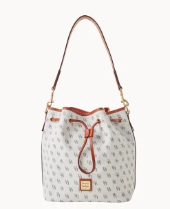 Dooney & Bourke The Gretta Collection|Ready For the Getaway<Gretta Drawstring Bone