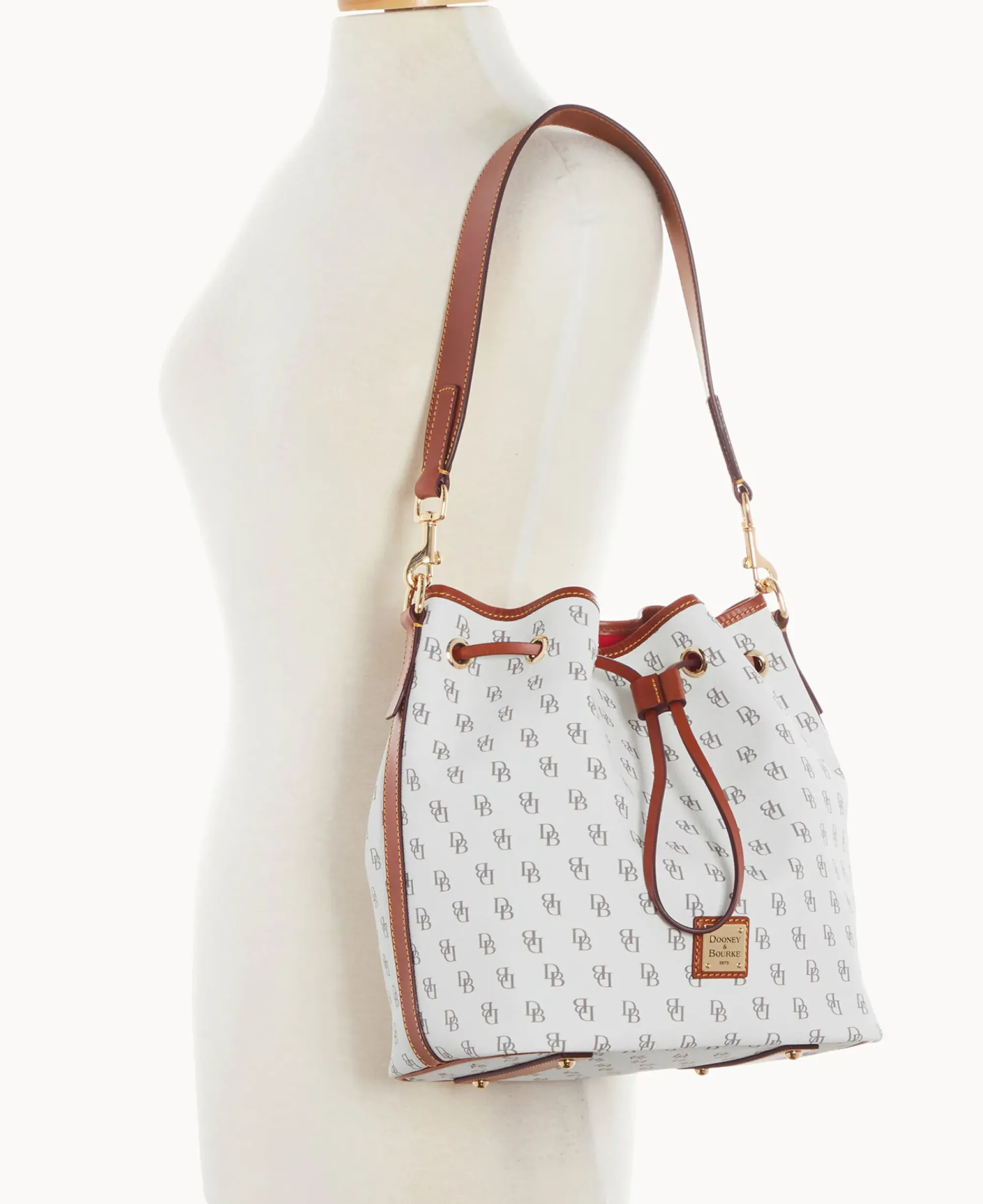 Dooney & Bourke The Gretta Collection|Ready For the Getaway<Gretta Drawstring Bone