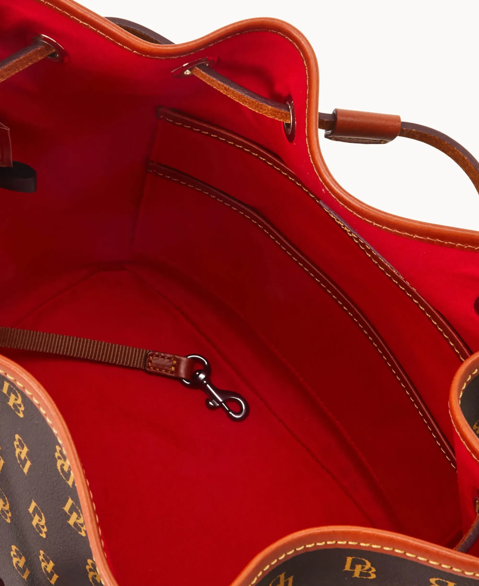 Dooney & Bourke The Gretta Collection|Ready For the Getaway<Gretta Drawstring Brown Tmoro