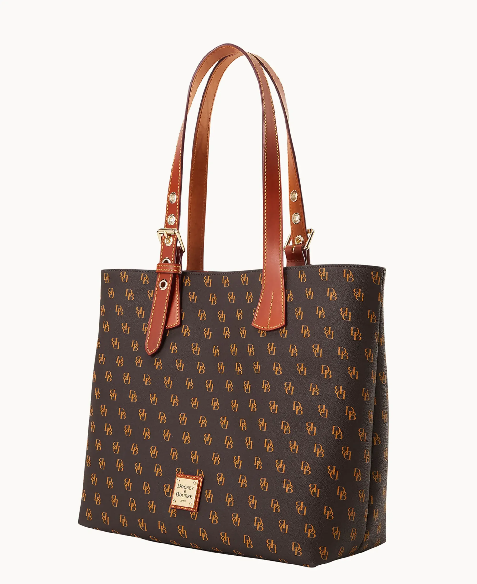 Dooney & Bourke The Gretta Collection|Picnic in the Park<Gretta Emily Tote Brown Tmoro