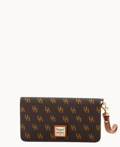 Dooney & Bourke The Gretta Collection|Grab and Go<Gretta Fey Phone Wristlet Brown Tmoro