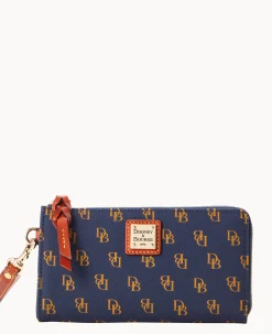 Dooney & Bourke The Gretta Collection|Grab and Go<Gretta Folded Zip Wristlet Navy