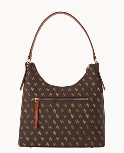 Dooney & Bourke The Gretta Collection|Picnic in the Park<Gretta Hobo Brown Tmoro
