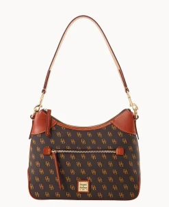 Dooney & Bourke The Gretta Collection|Ready For the Getaway<Gretta Hobo Brown Tmoro