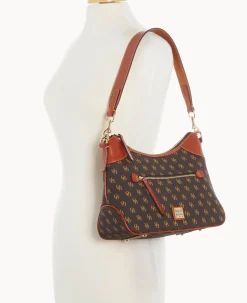 Dooney & Bourke The Gretta Collection|Ready For the Getaway<Gretta Hobo Brown Tmoro