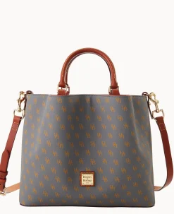 Dooney & Bourke The Gretta Collection|Picnic in the Park<Gretta Large Barlow Slate