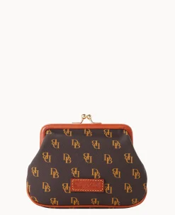 Dooney & Bourke The Gretta Collection|Grab and Go<Gretta Large Frame Purse Brown Tmoro