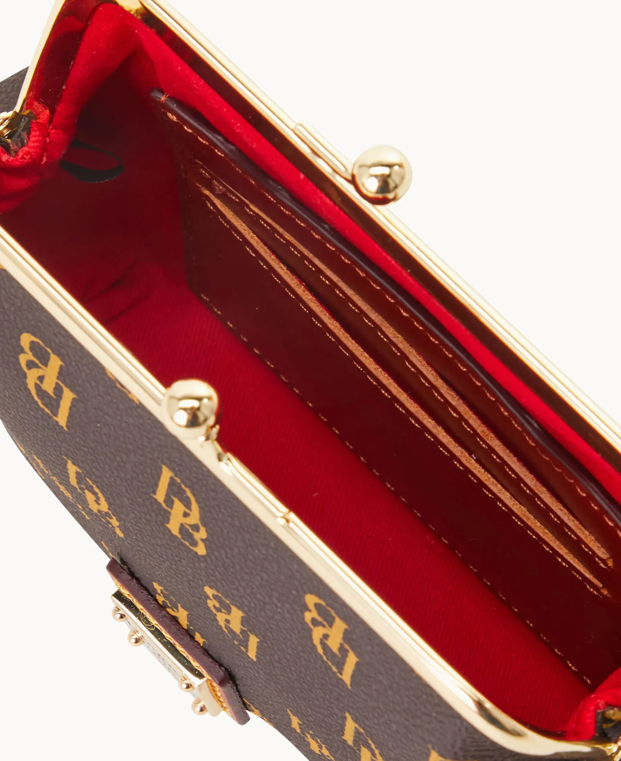 Dooney & Bourke The Gretta Collection|Grab and Go<Gretta Large Framed Coin Purse Brown Tmoro