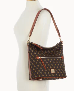 Dooney & Bourke The Gretta Collection|Ready For the Getaway<Gretta Large Sac Brown Tmoro