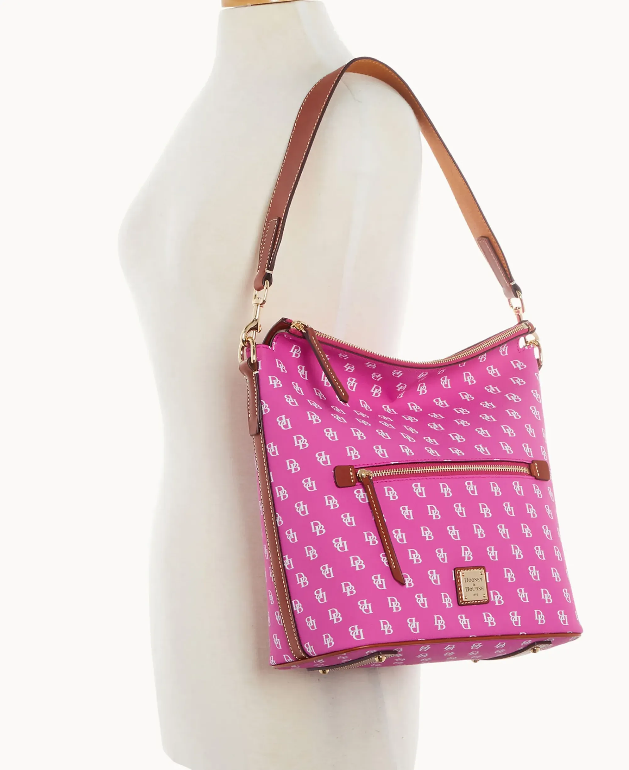 Dooney & Bourke The Gretta Collection|Ready For the Getaway<Gretta Large Sac Fuchsia