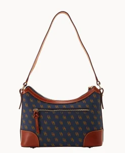 Dooney & Bourke The Gretta Collection|Picnic in the Park<Gretta Large Shoulder Bag Navy
