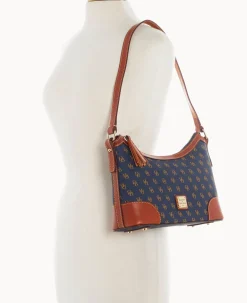 Dooney & Bourke The Gretta Collection|Picnic in the Park<Gretta Large Shoulder Bag Navy
