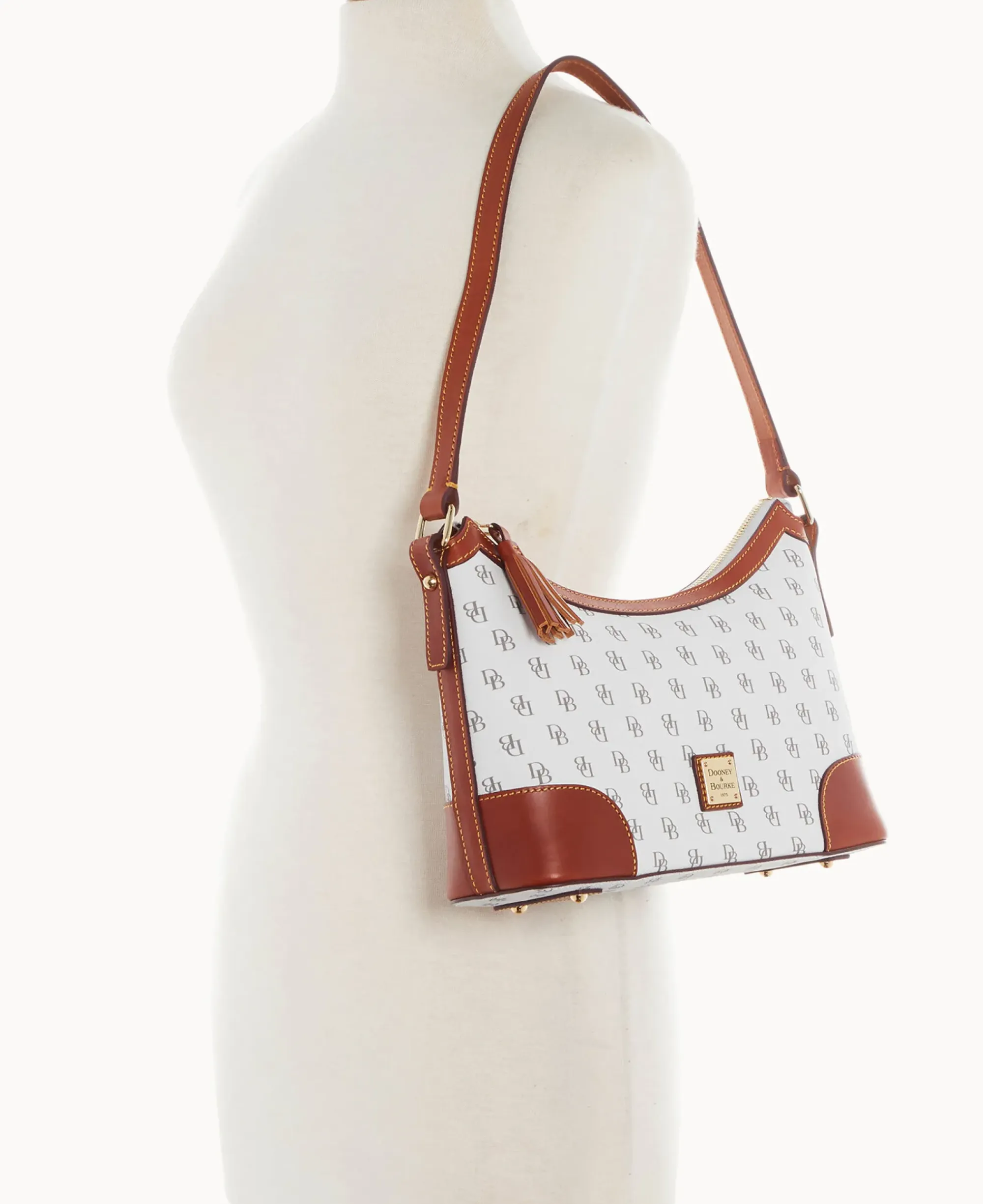 Dooney & Bourke The Gretta Collection|Picnic in the Park<Gretta Large Shoulder Bag Bone