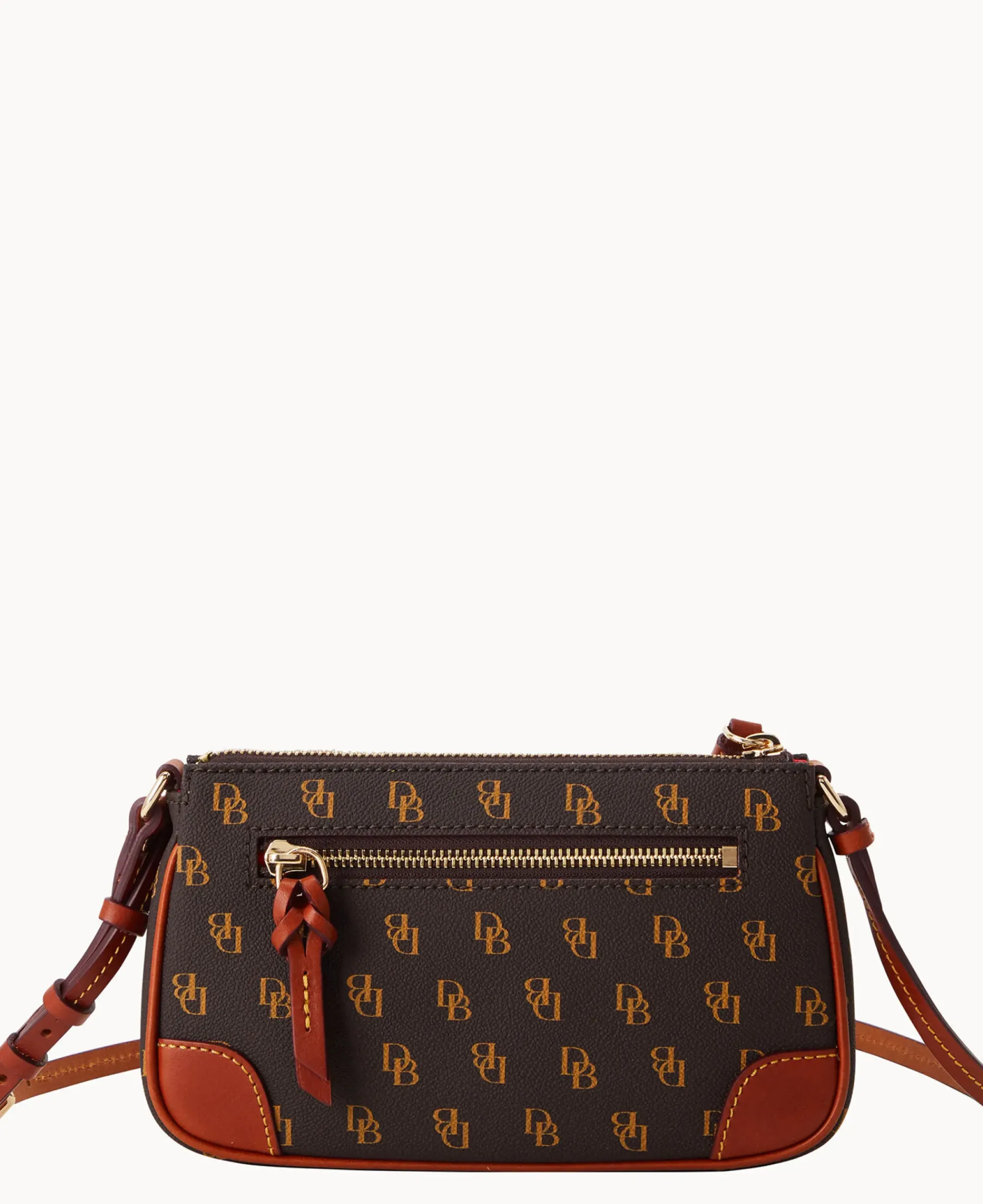 Dooney & Bourke The Gretta Collection|Printed Fabric<Gretta Slim Crossbody Brown Tmoro