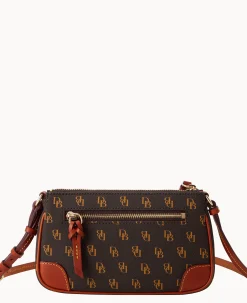Dooney & Bourke The Gretta Collection|Printed Fabric<Gretta Slim Crossbody Brown Tmoro