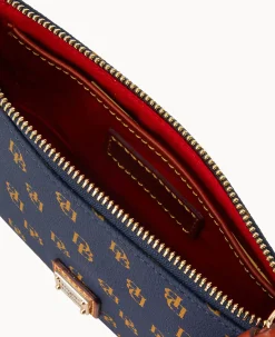 Dooney & Bourke The Gretta Collection|Printed Fabric<Gretta Slim Crossbody Navy