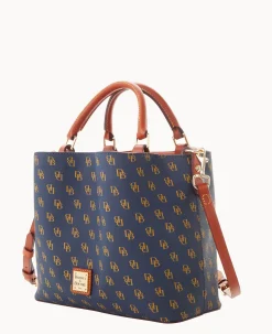 Dooney & Bourke The Gretta Collection|Picnic in the Park<Gretta Small Brenna Navy