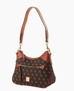 Dooney & Bourke The Gretta Collection|Picnic in the Park<Gretta Small Hobo Brown Tmoro