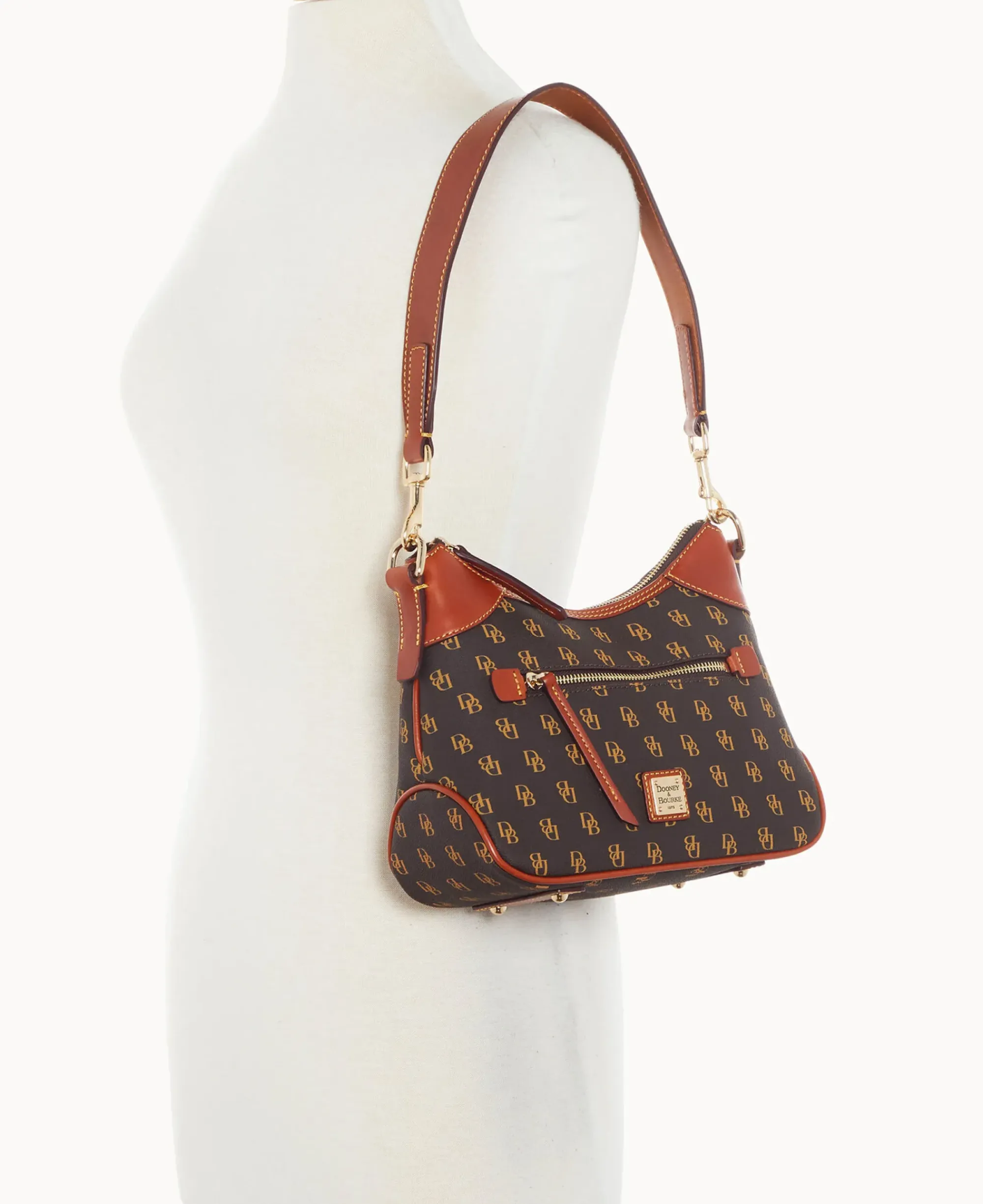 Dooney & Bourke The Gretta Collection|Picnic in the Park<Gretta Small Hobo Brown Tmoro