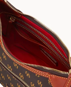 Dooney & Bourke The Gretta Collection|Picnic in the Park<Gretta Small Hobo Brown Tmoro
