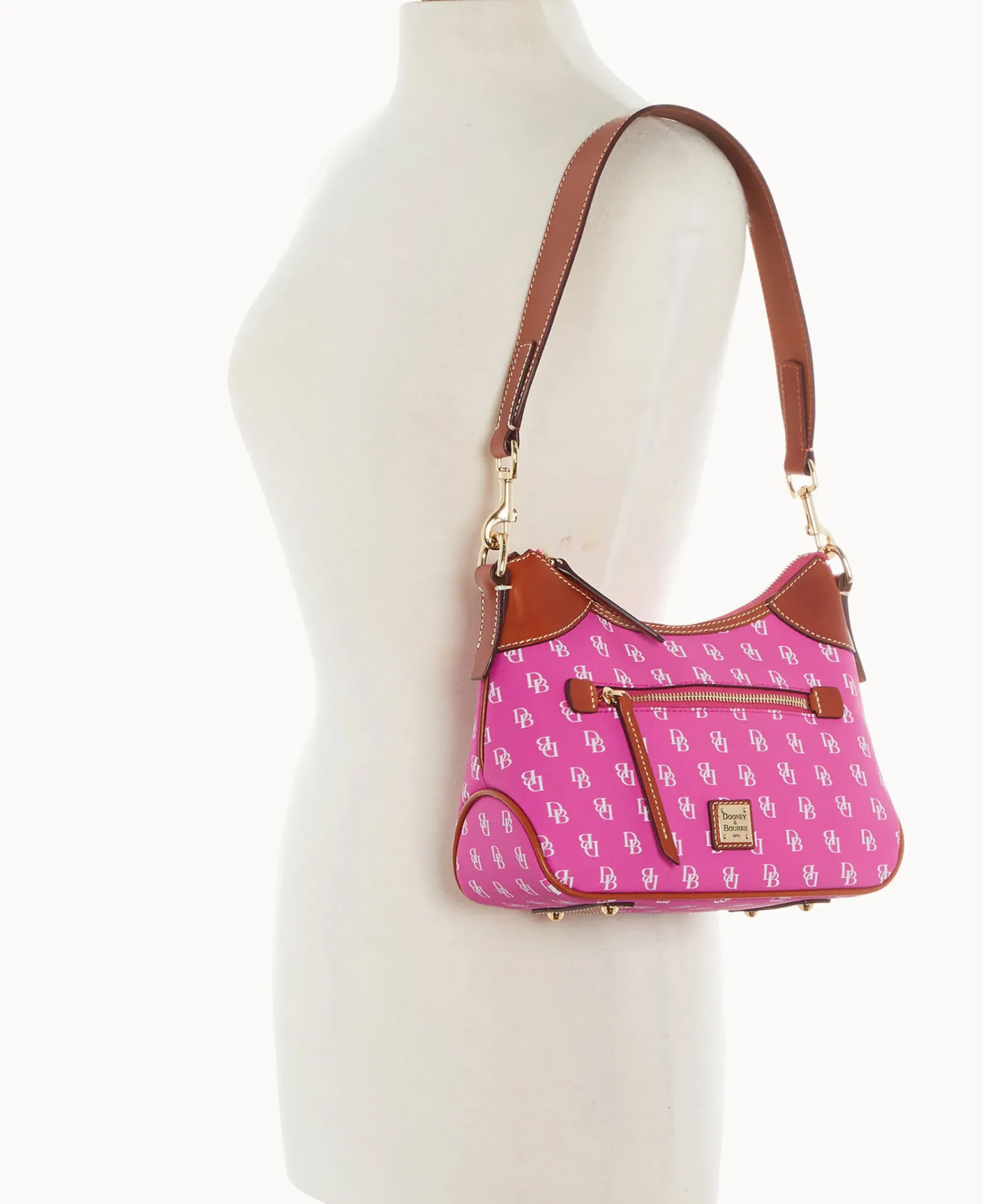 Dooney & Bourke The Gretta Collection|Picnic in the Park<Gretta Small Hobo Fuchsia