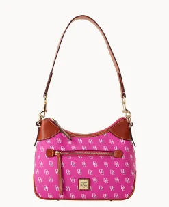 Dooney & Bourke The Gretta Collection|Picnic in the Park<Gretta Small Hobo Fuchsia
