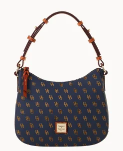 Dooney & Bourke The Gretta Collection|Picnic in the Park<Gretta Small Kiley Hobo Navy