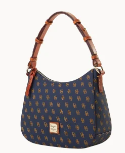 Dooney & Bourke The Gretta Collection|Picnic in the Park<Gretta Small Kiley Hobo Navy