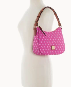 Dooney & Bourke The Gretta Collection|Picnic in the Park<Gretta Small Kiley Hobo Fuchsia