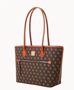 Dooney & Bourke The Gretta Collection|Ready For the Getaway<Gretta Tote Brown Tmoro
