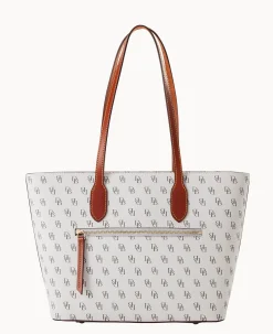 Dooney & Bourke The Gretta Collection|Picnic in the Park<Gretta Tote Bone