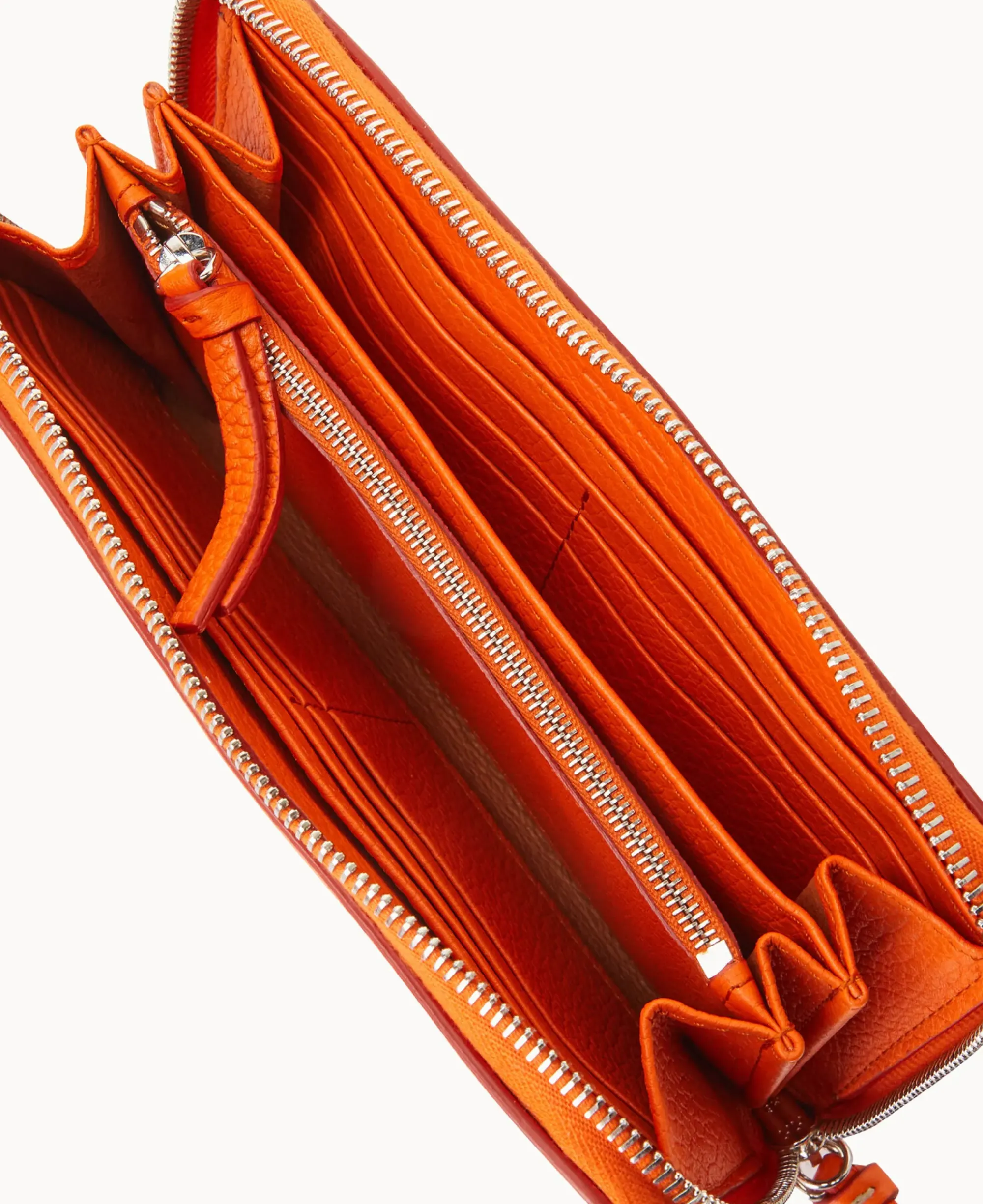 Dooney & Bourke Grab and Go|Wristlets<Henrys Large Zip Around Wristlet Orange