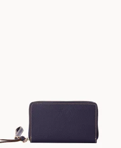 Dooney & Bourke Grab and Go|Wristlets<Henrys Zip Around Wristlet Navy