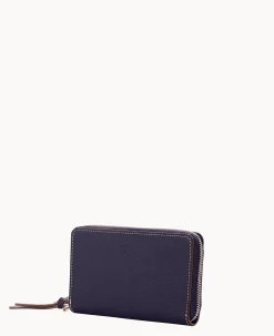 Dooney & Bourke Grab and Go|Wristlets<Henrys Zip Around Wristlet Navy