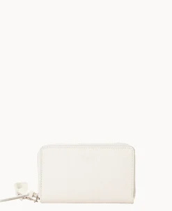 Dooney & Bourke Grab and Go|Wristlets<Henrys Zip Around Wristlet White