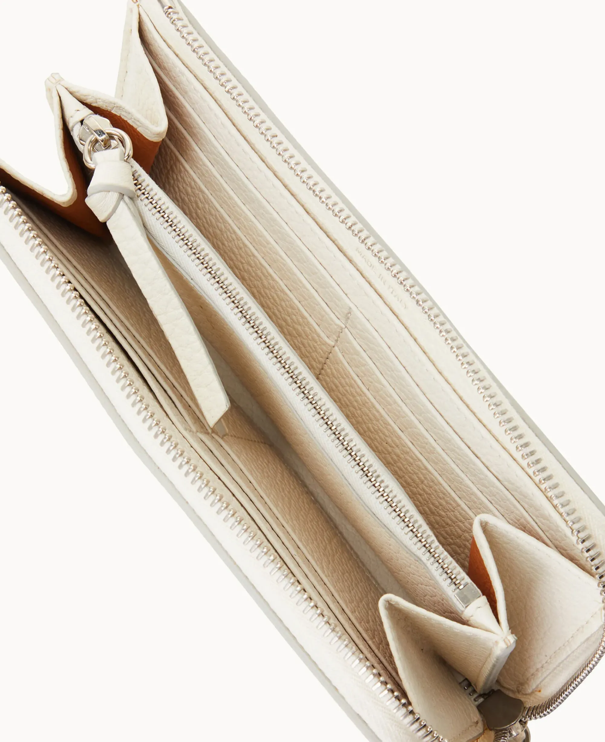 Dooney & Bourke Grab and Go|Clutches<Henrys Zip Clutch White