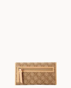 Dooney & Bourke The Maritime Collection|Grab and Go<Maritime Continental Clutch Brown