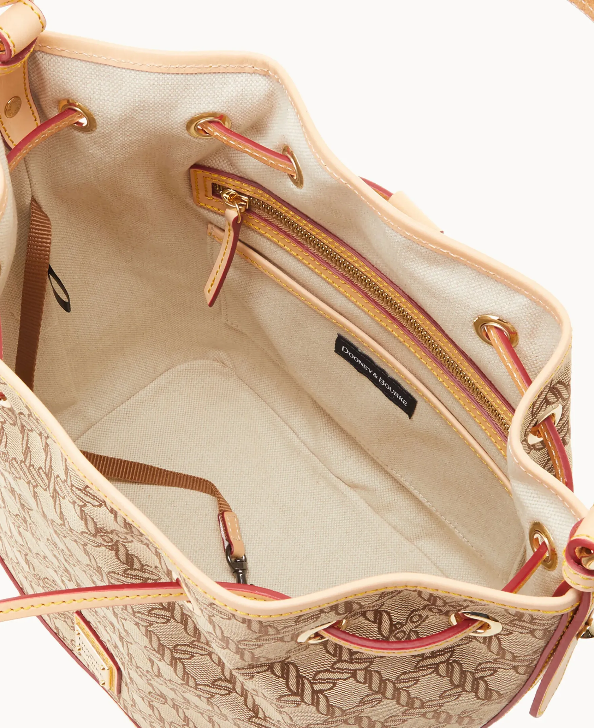 Dooney & Bourke Spring Style|Ready For the Getaway<Maritime Drawstring Brown