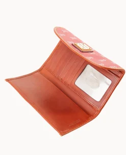 Dooney & Bourke Grab and Go|Clutches<MLB Continental Clutch ANGELS