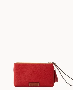 Dooney & Bourke Grab and Go|Wristlets<MLB Double Zip Wristlet Angels