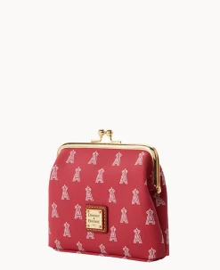 Dooney & Bourke Grab and Go|Clutches<MLB Large Framed Purse Angels