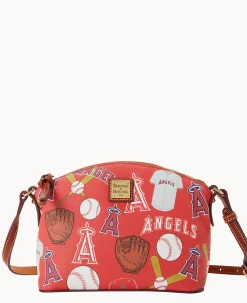 Dooney & Bourke Game Day Ready|Printed Fabric<MLB Suki Crossbody Angels