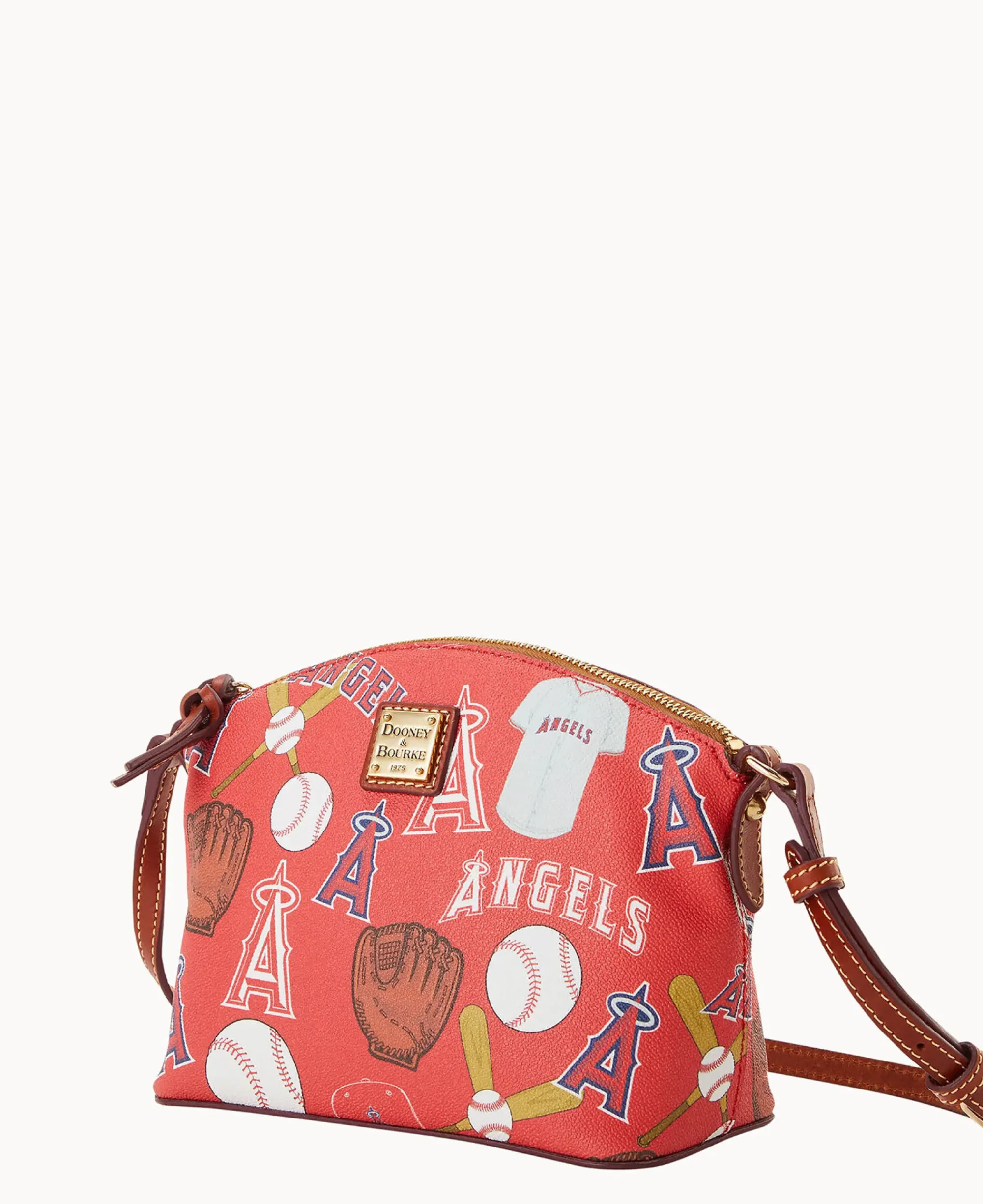Dooney & Bourke Game Day Ready|Printed Fabric<MLB Suki Crossbody Angels