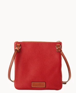 Dooney & Bourke Game Day Ready|Printed Fabric<MLB Triple Zip Crossbody Angels