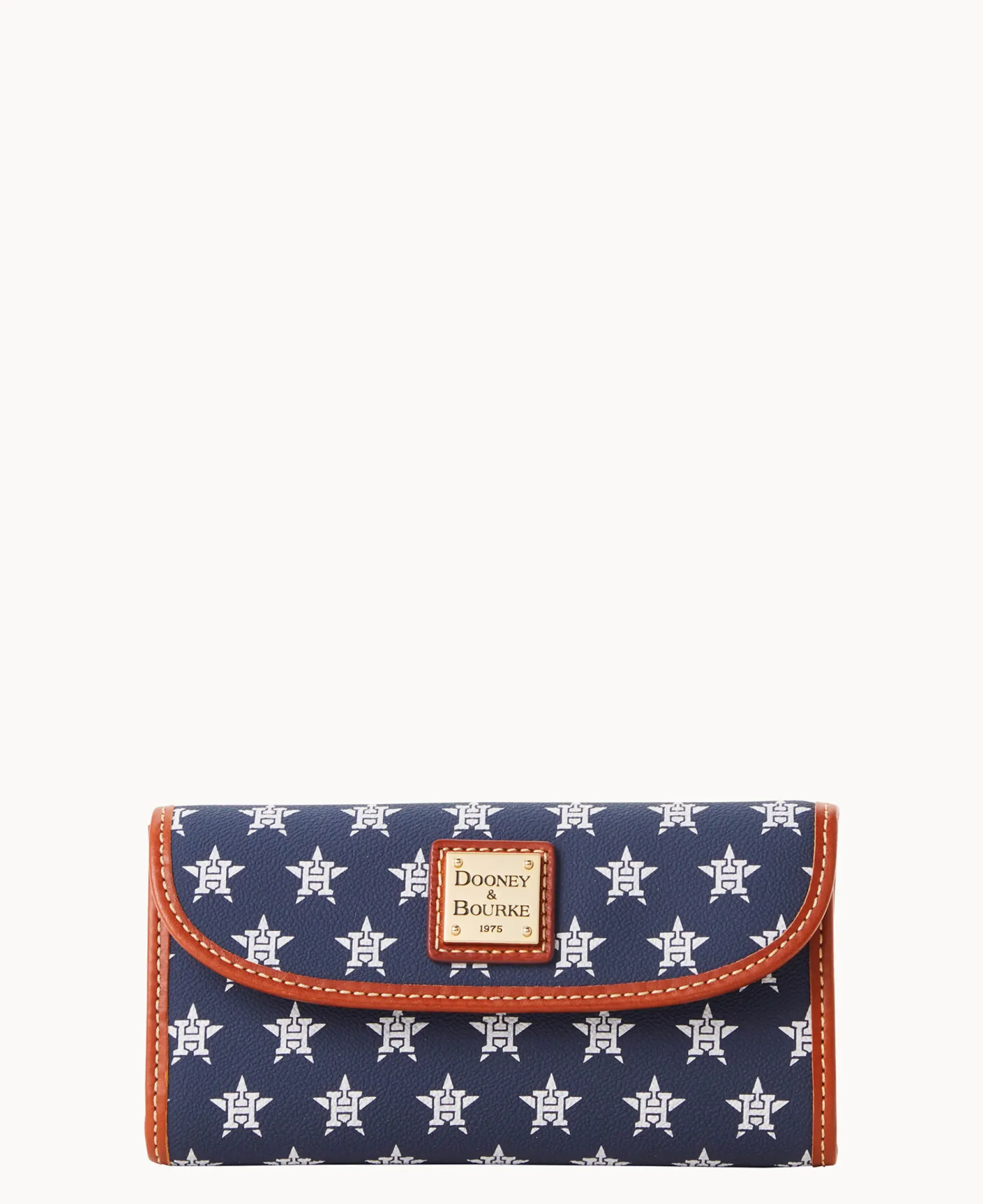 Dooney & Bourke Grab and Go|Clutches<MLB Continental Clutch ASTROS