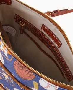 Dooney & Bourke Game Day Ready|Printed Fabric<MLB Crossbody Astros