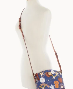 Dooney & Bourke Game Day Ready|Printed Fabric<MLB Suki Crossbody Astros