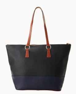 Dooney & Bourke Game Day Ready|Printed Fabric<MLB Tobi Tote Astros