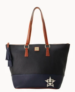 Dooney & Bourke Game Day Ready|Printed Fabric<MLB Tobi Tote Astros